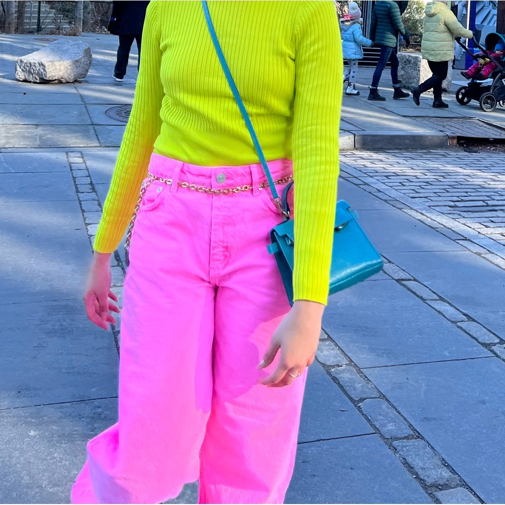 Pink pants